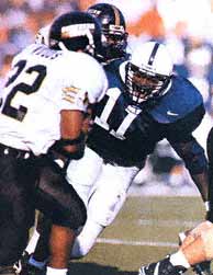 Penn State linebacker La Var Arrington is expected to be oneof the top three draft picks in 2000.