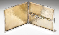 Babe Ruth Sterling Silver Cigarette Case