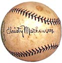 Christy ''Big Six'' Mathewson is third on the career shutout list with 79.