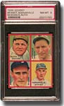 1935 Goudey Brandt, Maranville, McManus, Ruth # NM-MT 8 . Final bid: $9,718.00.