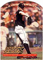 Left-hander Matt Riley, 20 year old pitcher for the Orioles, is considered the top young pitcher in the American League.