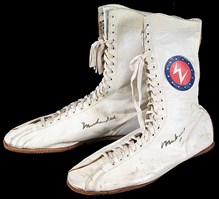 Muhammad Ali 'Rumble in the Jungle' Fight-Worn Shoes
