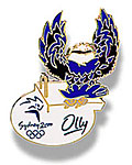 An Olympics 2000 commemorative diving pin.