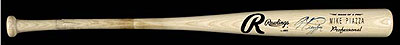 Mike Piazza game-used bat