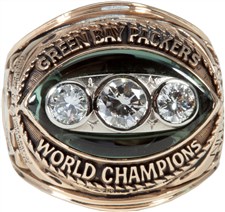 Ray Nitschke's Original 1967 Green Bay Packers Super Bowl II Championship Ring - Sold For: $91,151