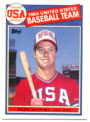 1985 Topps Tiffany #501 Mark McGwire