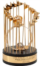 Steve Garvey's 1981 Los Angeles Dodgers Personal World Series Trophy - Sold for: $39,382