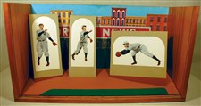 Tinker, Evers and Chance Display Featuring Original Paintings by Mark Rucker