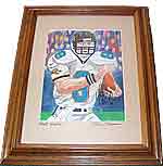 Framed print of Mark Brunnell