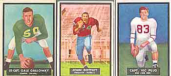 Three from the 1951 set: Galloway, Dotley and Pujo