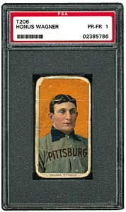 T206 Honus Wagner PSA 1