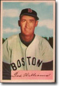The 1954 Bowman Ted Williams has always been a tough card