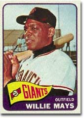 A 1965 Topps ##250 with hard-to-find perfect 50-50 centering, sold for $4,192 in the April auction.