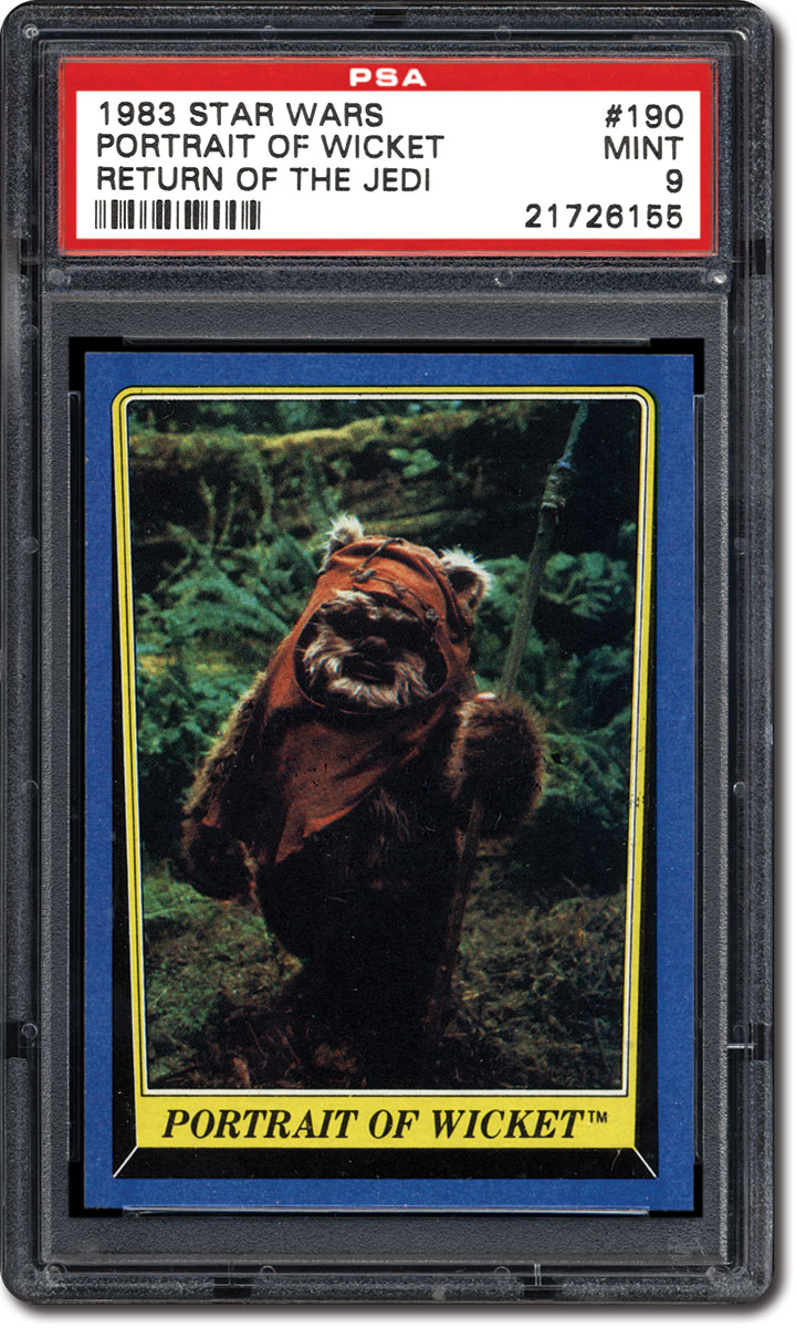 star wars trading cards 1983