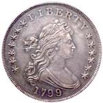 1799/8 Overdate Draped Bust Dollar