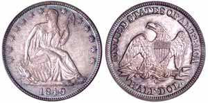 1849-O Liberty Seated Half Dollar