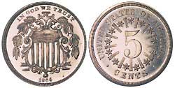 Shield nickels are on the move