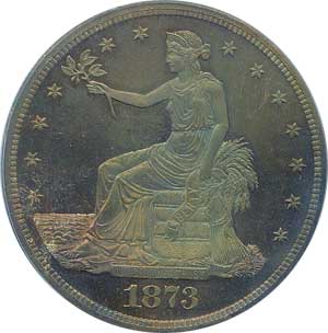 1873 Trade Dollar PCGS PR66 from the Legend Collection