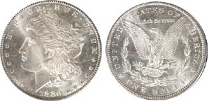 1880-S Morgan Dollar MS68 (PCGS )