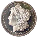 1893 Morgan Dollar Proof-67 Cameo (PCGS)