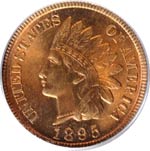 1895 Indian Cent, MS65RD (PCGS)