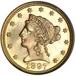 1897 Liberty $2½ MS-65 (PCGS)