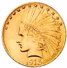 Superb Gem 1913-S Indian $10 offered in Bass Sale.