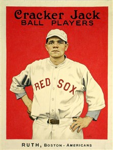 At the 2013 National, PSA will display $2 million of historic 1914 and 1915 Cracker Jack Cards and the original artwork of how a Cracker Jack Babe Ruth rookie card may have looked. (Photo courtesy of PSA.)