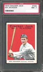 The PSA 7 market is strong as evidenced by the $16,675 final bid for this Jackson card