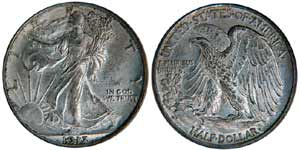 1917-D Walking Liberty Half Dollar