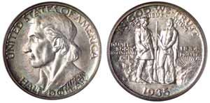 1935-S Boone Bicentennial Small 1934