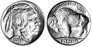 1937-D 3-Legged Buffalo Nickel grading PCGS MS64 offered in Kingswood sale