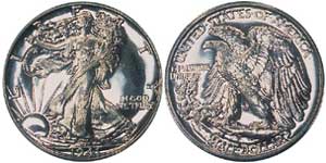 One of America's most beautiful coins, the Walking Liberty Half Dollar, is popular with collectors