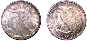 1941-1947 Walking Liberty Half Dollars are selling well