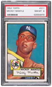 1952 Topps Mickey Mantle #311
