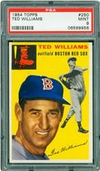 1954 Topps Ted Williams #250