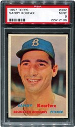1957 Topps Sandy Koufax #302