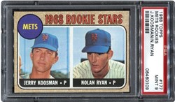 1968 Topps Mets Rookies #177 (J.Koosman/N.Ryan)