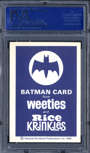 Freeze 4 1966 Batman Weeties & Rice Krinkles Mr 