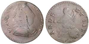 1788 Vermont 'Backwards C' Uncertified AU brought $63,250 in Flannagan sale