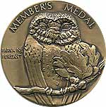 Obverse of ANS members' medal