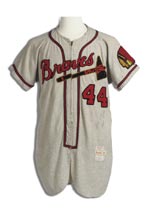 hank aaron milwaukee braves jersey