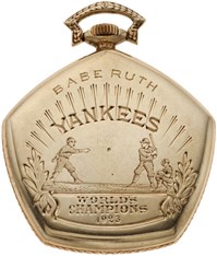 1923 New York Yankees World Championship Watch Presented to Babe Ruth