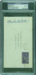 Babe Ruth Signed Envelope