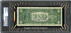 One-Dollar Bill Signed by Cassius Clay, Sonny Liston and Joe Louis