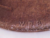 Almost everything about this V.D.B. screams out FAKE.  See the text for some of the many faults in evidence.