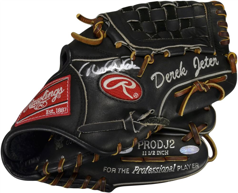 derek jeter game used glove