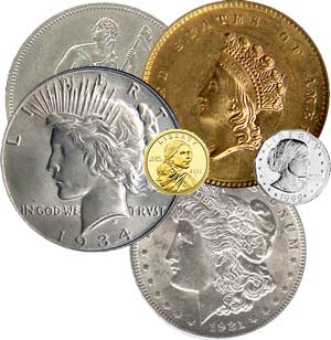 Dollar coins have varied in design and popularity