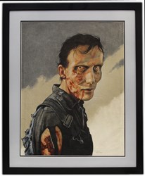 Framed Zombie-Inspired Art
