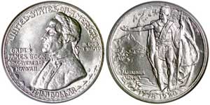 Hawaiian Commemorative in PCGS MS65 commanded a strong price in the Kingswood auction